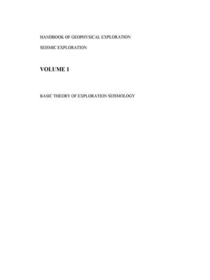 cover image of Handbook of Geophysical Exploration: Seismic Exploration, Volume 1